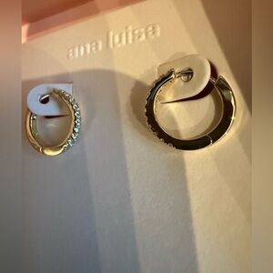 Ana Luisa Huggie Hoops Small